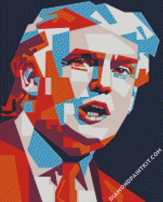 Donald Trump Pop Art diamond paintings