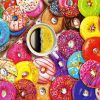 Donuts And Coffee Cup diamond painting