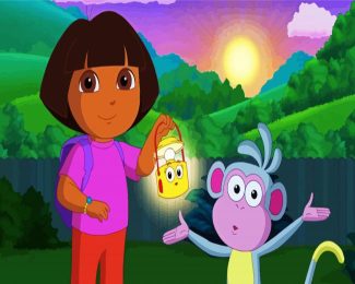 Dora The Explorer diamond painting