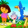 Dora And Her Friends diamond painting