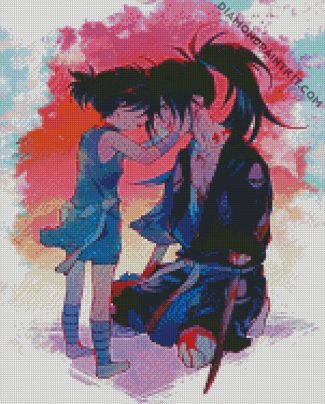 Dororo Sitting diamond painting