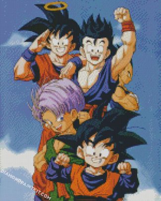 Dragon ball Z Friends diamond paintings