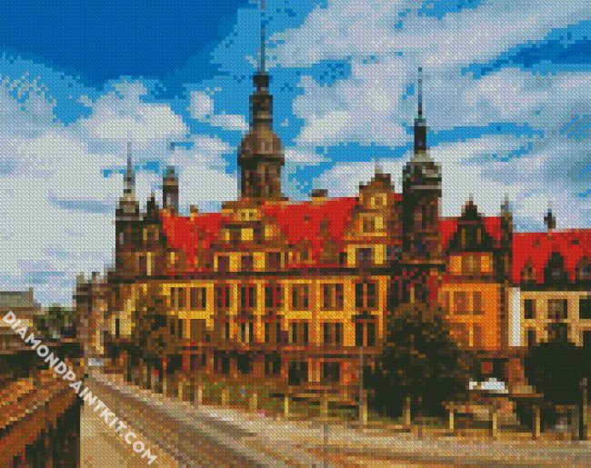 Dresden Castle Germany diamond painting