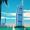 Dubai Burj Al Aarab diamond painting