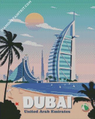 Dubai Poster diamond paintings