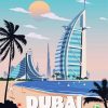 Dubai Poster diamond painting