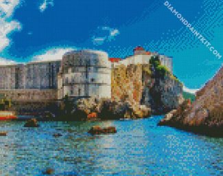 Dubrovnik Fort Bokar diamond painting