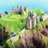 Dunnottar Castle scotland diamond painting