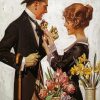 Edwardian couple diamond painting