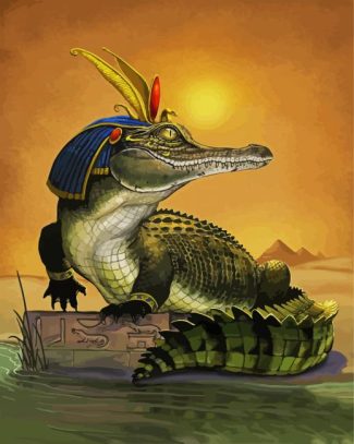 Egyptian Crocodile diamond painting