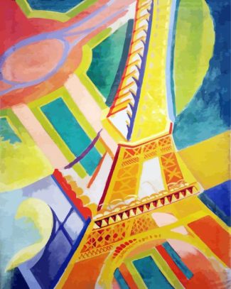 Eiffel Tower Robert Delaunay diamond painting