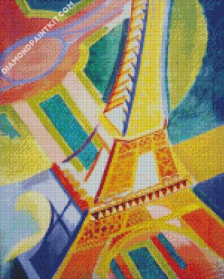 Eiffel Tower Robert Delaunay diamond painting