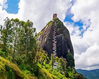 El Penon De Guatape Columbia diamond painting