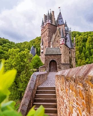 Eltz castle germany diamond painting