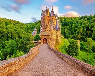 Eltz germany castle diamond painting