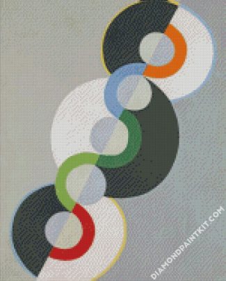 Endless Rhythm Robert Delaunay diamond painting