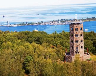 Enger Park Duluth diamond painting