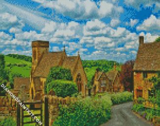 England Cotswolds diamond painting