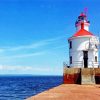 Entry Lighthouse Duluth diamond painting