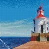 Entry Lighthouse Duluth diamond painting