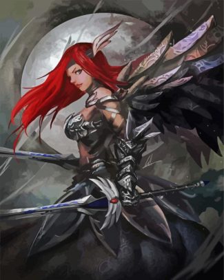 Erza Scarlet anime diamond painting