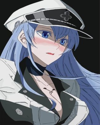 Esdeath diamond painting