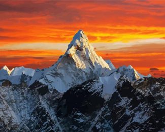 Everest At Sunset diamond painting