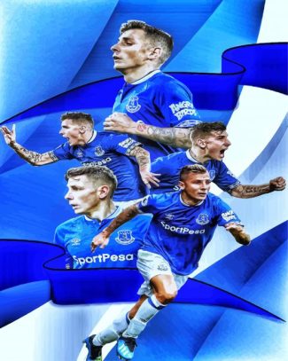 Everton Football Players diamond painting