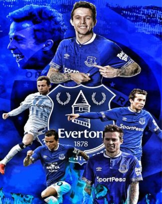 Everton Players diamond painting