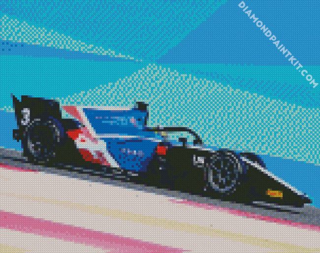 F2 car engine diamond paintings