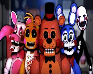 FNAF Characters diamond painitng