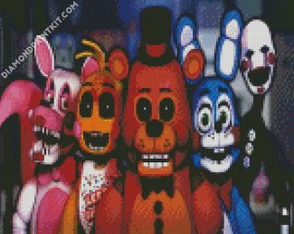 FNAF Characters diamond painting