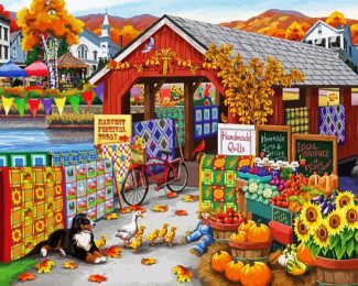 Fall Harvest Festival diamond painting