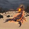 Fantasy Fire Scorpion diamond painting