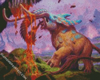 Fantasy mammoth diamond paintings