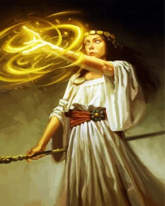 Fantasy Priestess Woman diamond painting