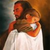 Father And Daughter Hug diamond painting