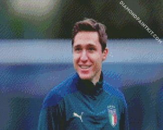 Federico Chiesa Cavaliere OMRI Footballer diamond painting