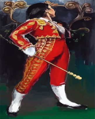 Female Matador diamond painting