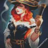 Female Pirate diamond painting