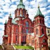 Finland uspenski cathedral Building diamond painting