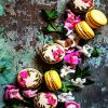 Floral Macarons diamond painting