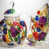 Floral Teapot And Cups diamond painting