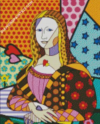 Folk Art Mona Lisa diamond paintings