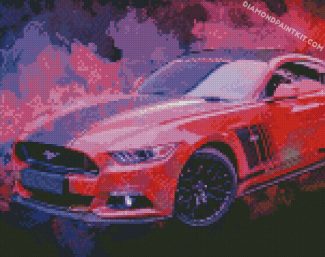 Ford Mustang GT Car diamond paintings