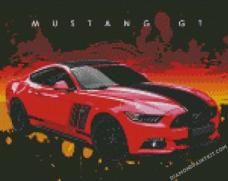 Ford Mustang GT diamond paintings