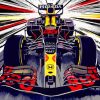 Formula One Car diamond painting