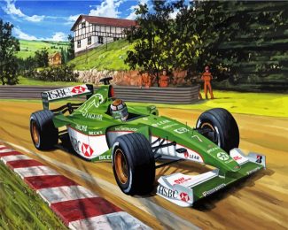 Formula One Race Car diamond painting