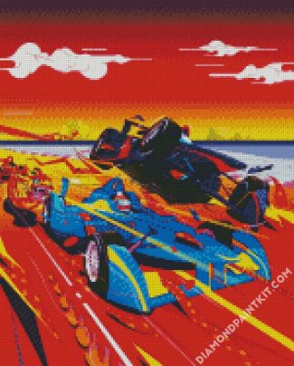 Formula One Racing Art diamond painting