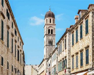 Franciscan Church And Monastery Dubrovnik diamond painting